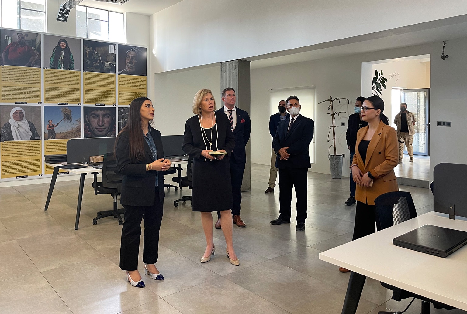 Paula Ganly, the Australian Ambassador to Iraq, visited Vim Foundation