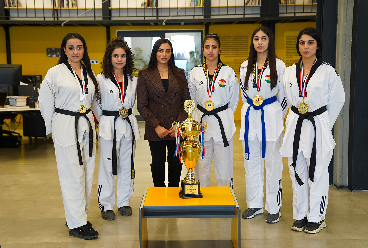 The President of Vim Foundation Honors a Number of Female Athletes