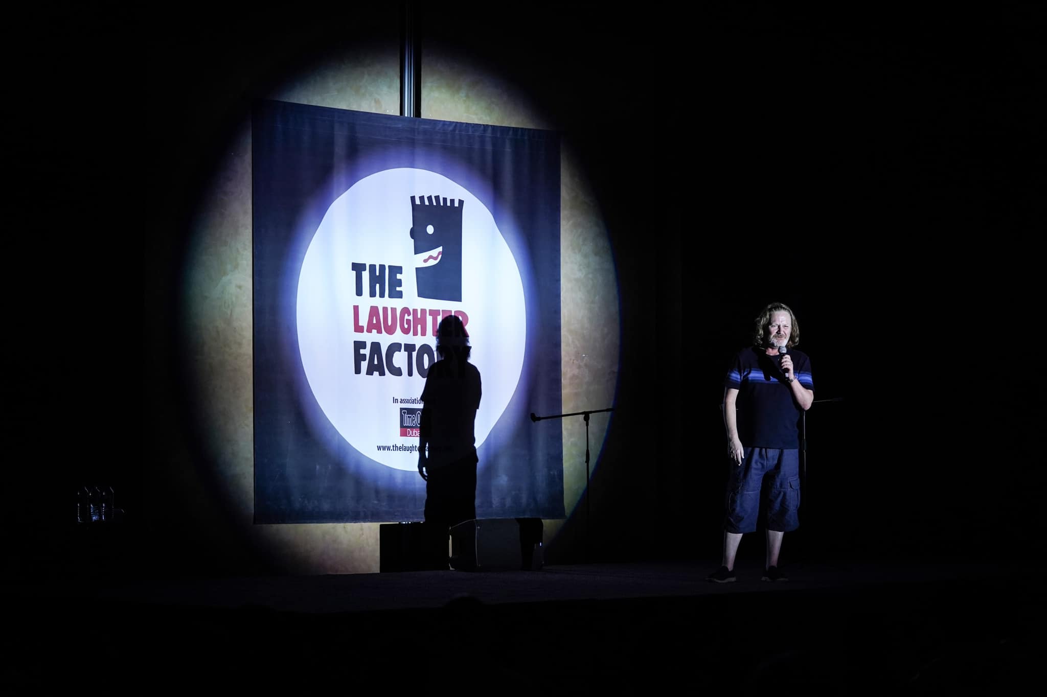 The Laughter Factory show was held in Erbil.
