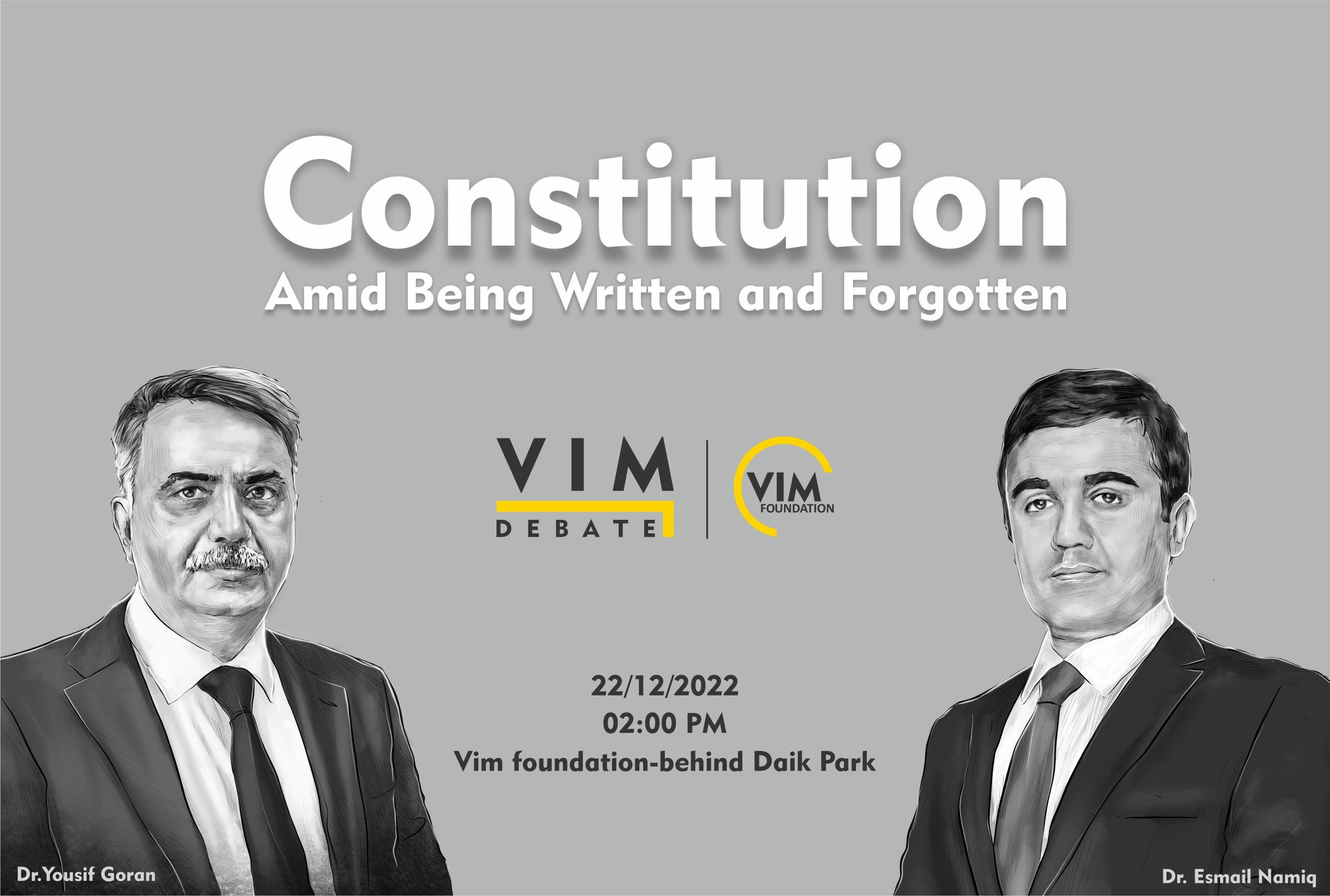 Vim Foundations presents Constitution; Amid Being Written and Forgotten debate.