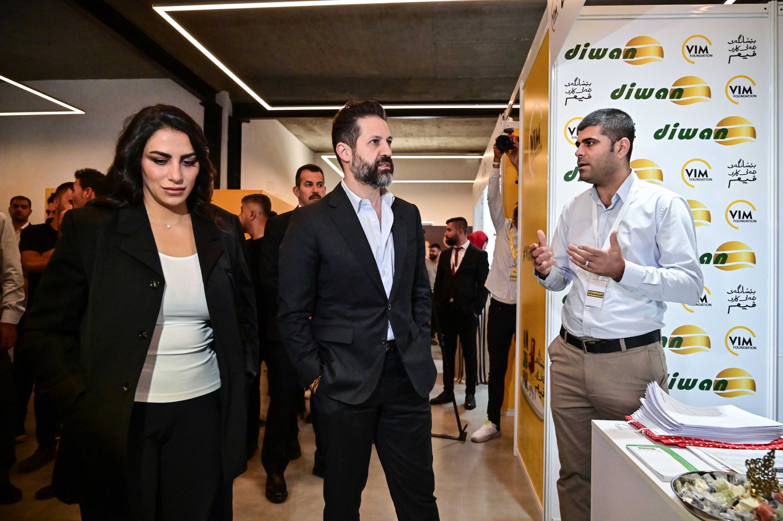 The Vim Job Fair was held in Sulaymaniyah