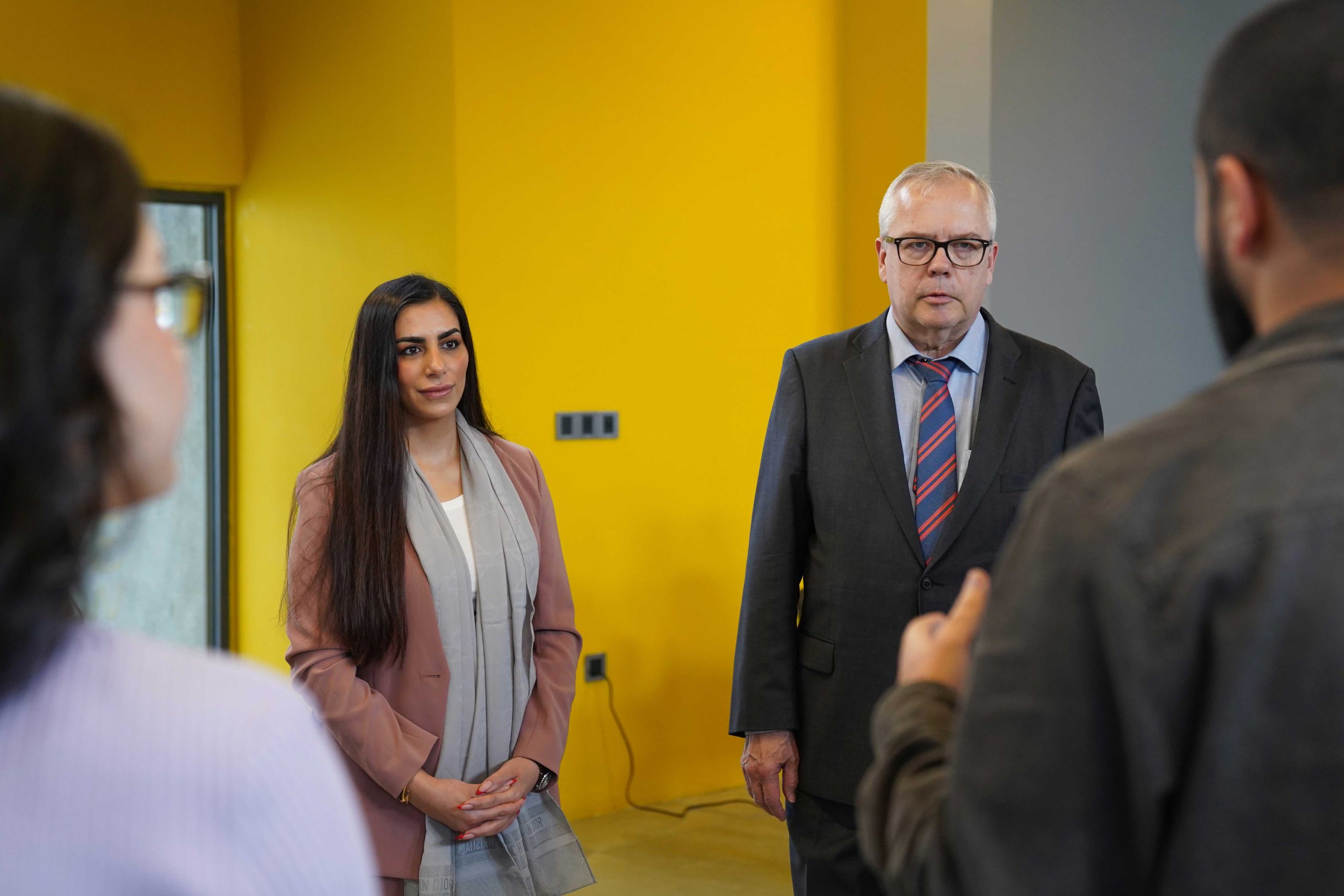 Matti Lassila, the Finnish ambassador to Iraq, visited Vim Foundation