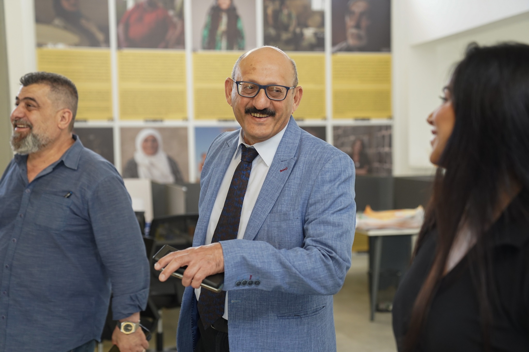 The artist Mr. Nassir Al-Rubaye, the Iraqi media personality and Paleett Foundation Director, visited VimFoundation.