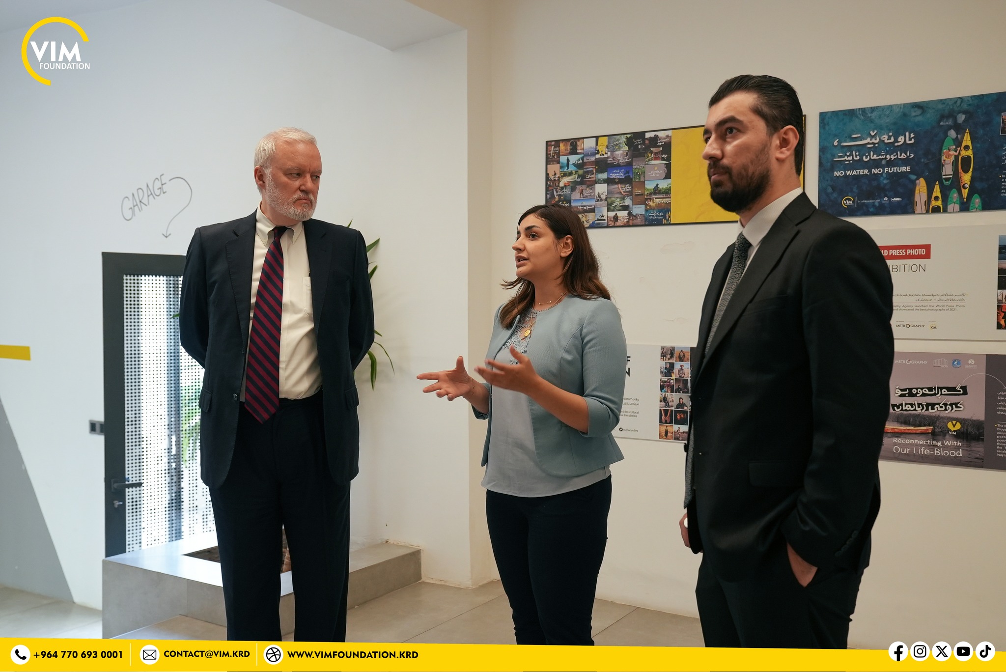 Visit of Mr. Alexan Kravitz and Mr. Kochar Salih from the senior team of the National Democratic Institute to Vim Foundation