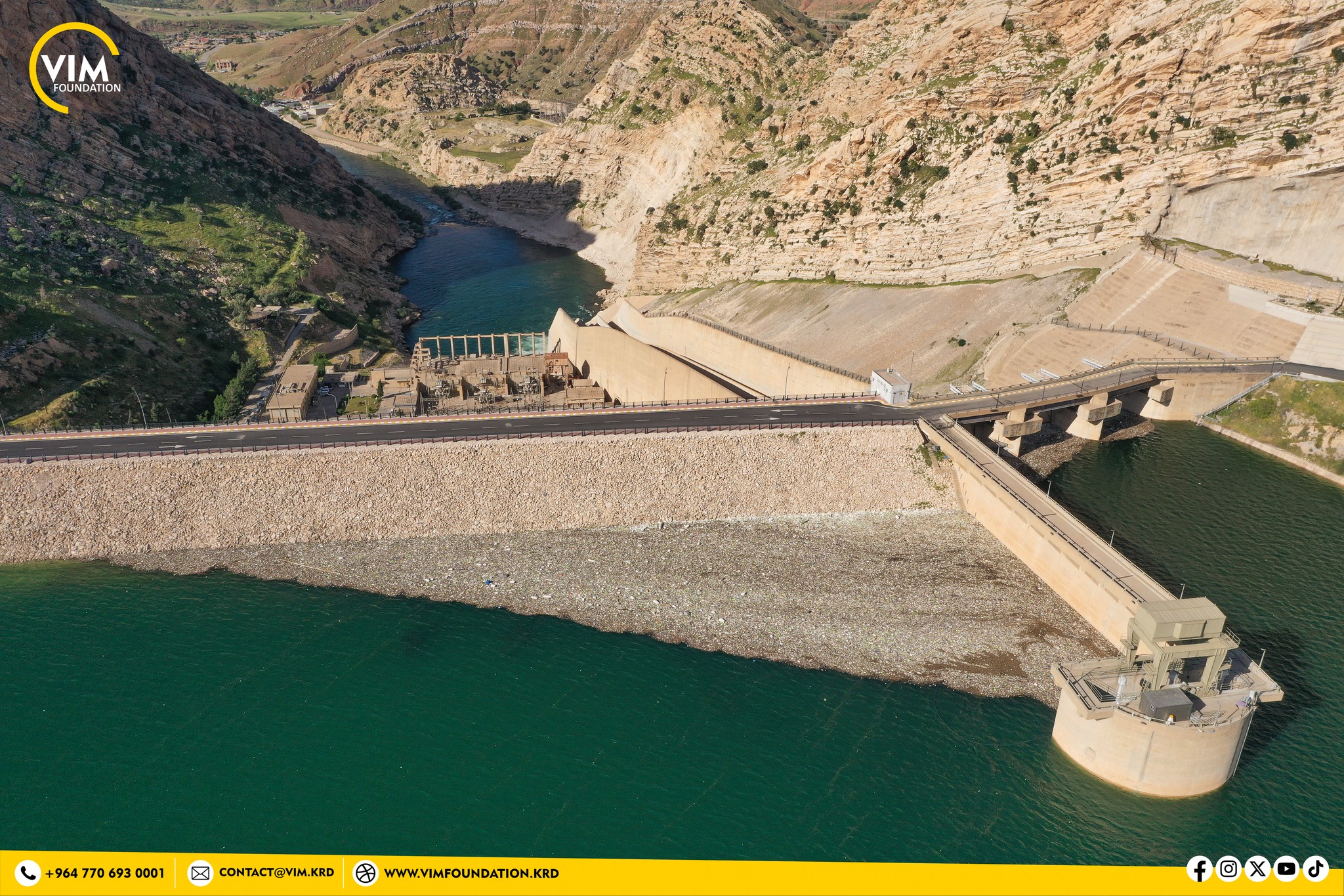 Today, Vim Foundation embarked on an unprecedented initiative to clean up the Darbandikhan Dam.